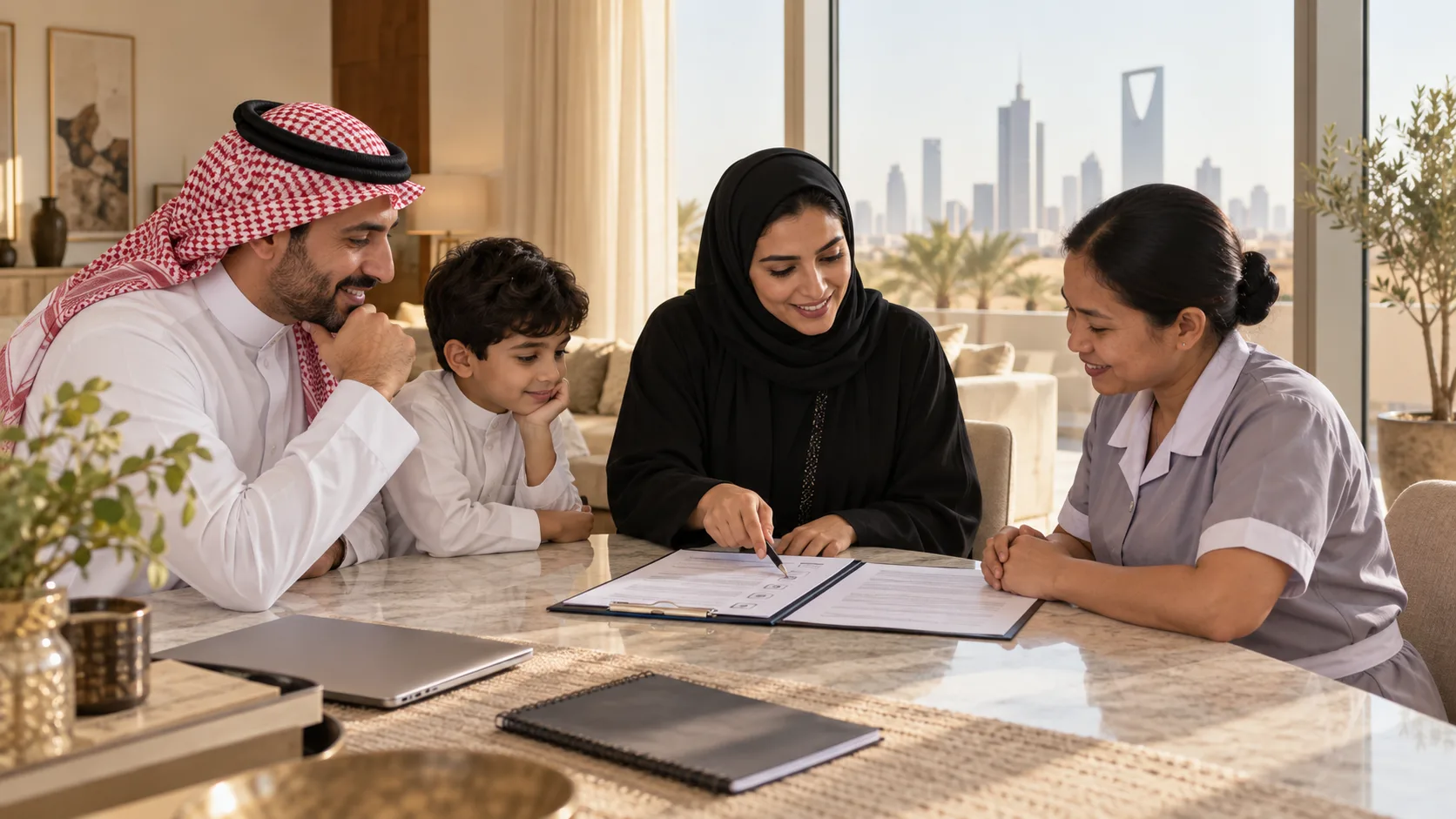 Saudi Arabia Domestic Worker Hiring: Musaned, Costs, Contracts, and Family Steps